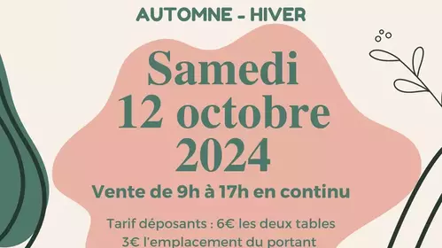 Braderie automne - hiver 